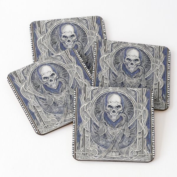 Item preview, Intaglio Skull designed and sold by freshnewbrew.