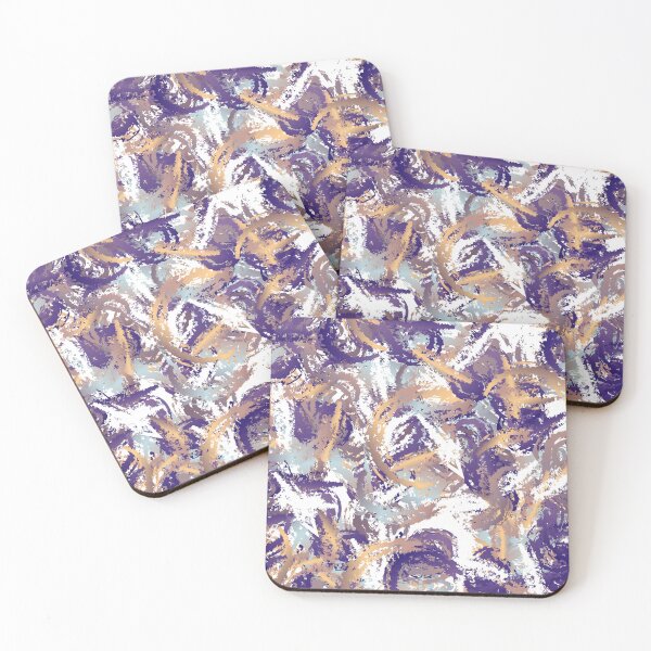 Item preview, Fabric Texture purple & golden designed and sold by FamArts.