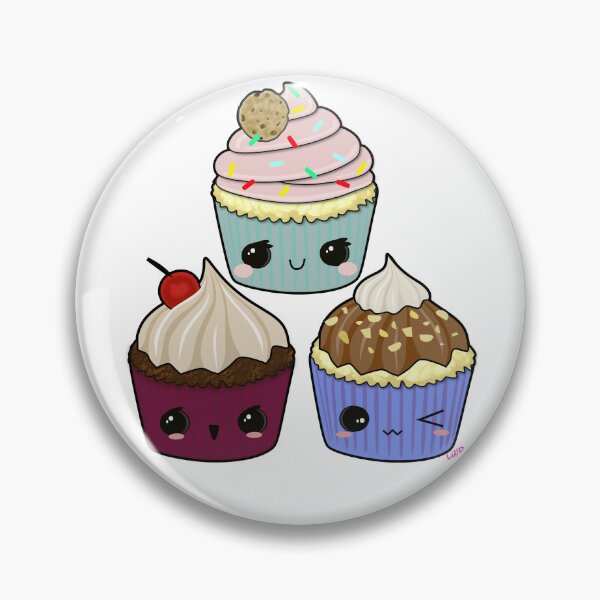 Item preview, Kawaii Cupcake Trifecta designed and sold by Lil-Ds-Design.