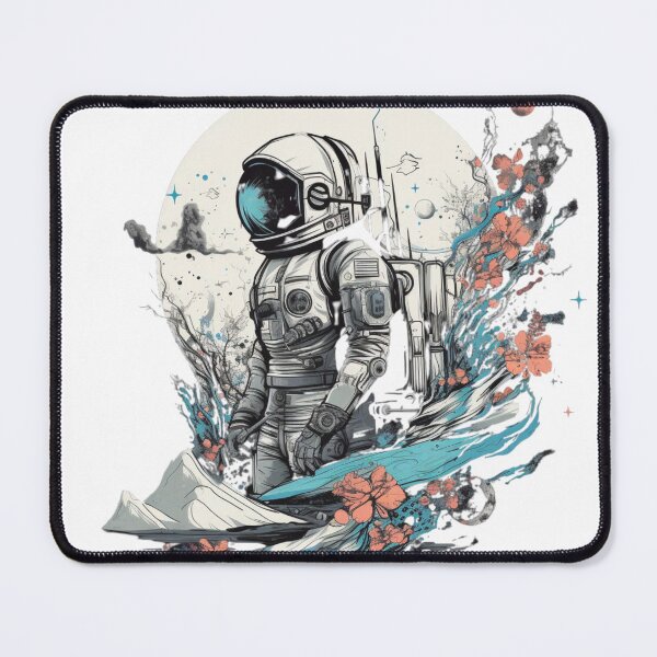 Item preview, Exploring Celestial Peaks - Astronaut among Majestic Mountains designed and sold by Daniel Wampler.