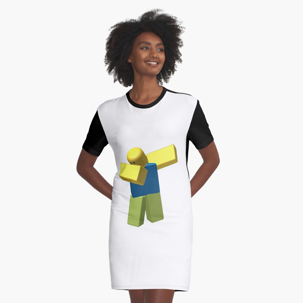 Roblox Dab Graphic T Shirt Dress By Jarudewoodstorm Redbubble - me dab roblox