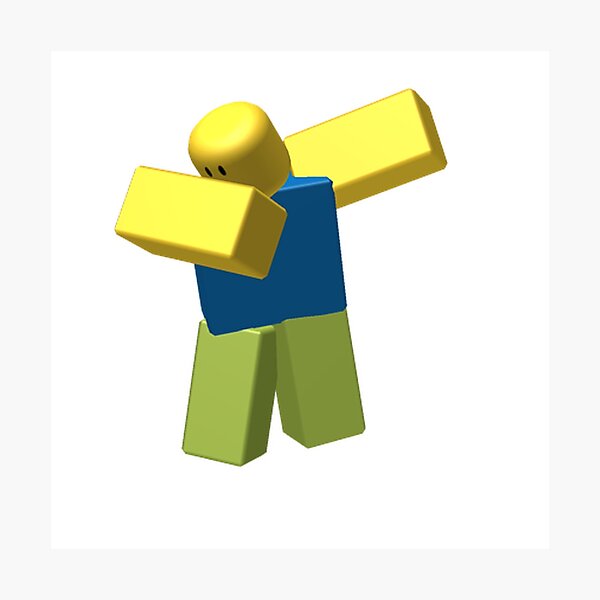 Roblox Dab Photographic Print By Jarudewoodstorm Redbubble - noob roblox wallpapers