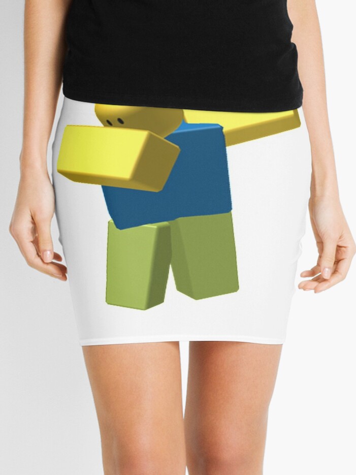 Roblox Dab Mini Skirt By Jarudewoodstorm Redbubble - roblox free waist