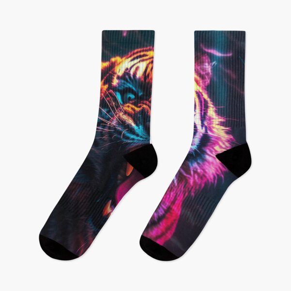 Item preview,  Jaguar Bear Lion Tiger Futuristic Neon Collection designed and sold by BrandonArtWorld.