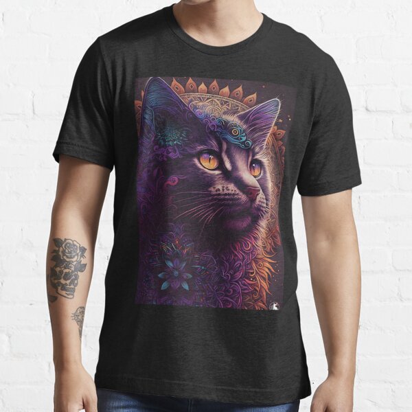 Cat Mandala Art #4 Kids T-Shirt for Sale by MyFamilyHasPaws