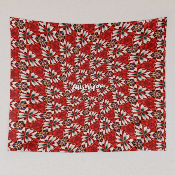 Item preview, Red Flower Begonia designed and sold by Patternflower.