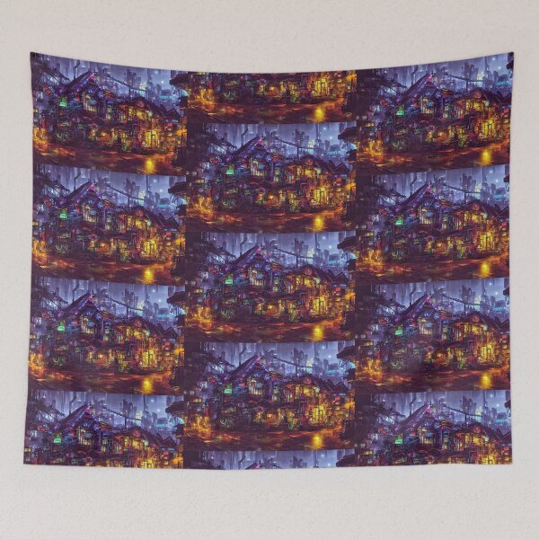 Item preview, Bright City Scape designed and sold by CraftStudioLab.