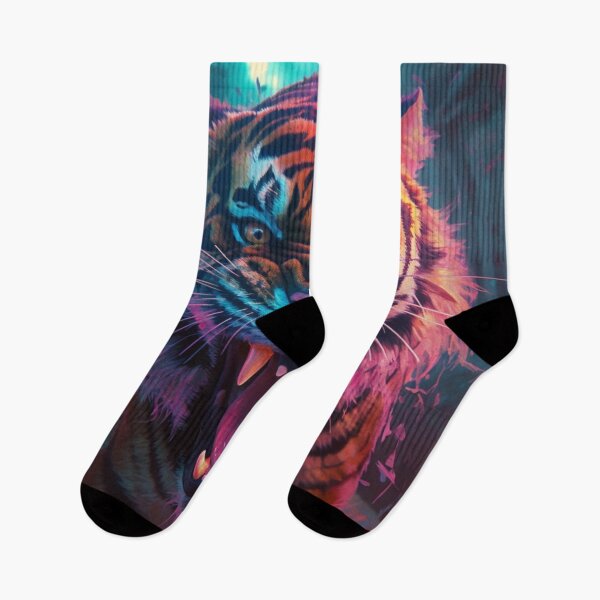 Item preview,  Jaguar Bear Lion Tiger Futuristic Neon Collection designed and sold by BrandonArtWorld.