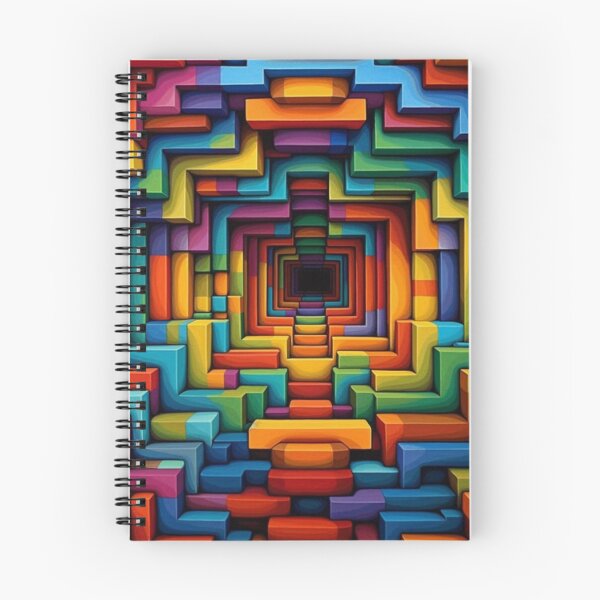 Item preview, Optical Illusion 3D Rainbow wormhole designed and sold by SweetWhiskers.
