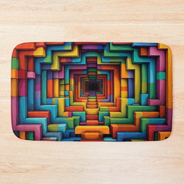 Item preview, Optical Illusion 3D Rainbow wormhole designed and sold by SweetWhiskers.