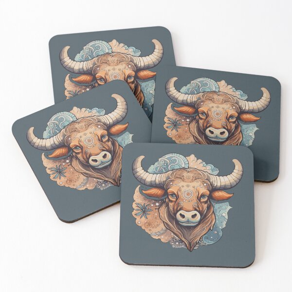 Item preview, Earthy Strength: Embodying the Taurus Zodiac Sign designed and sold by TrendyArtInk.