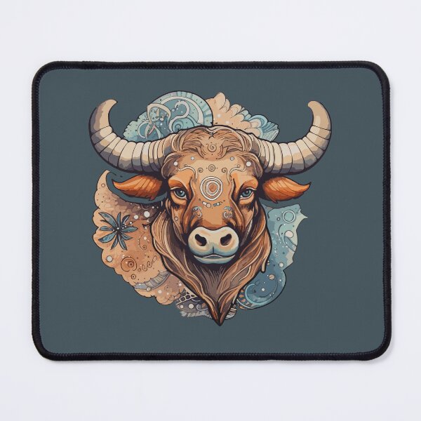 Item preview, Earthy Strength: Embodying the Taurus Zodiac Sign designed and sold by TrendyArtInk.