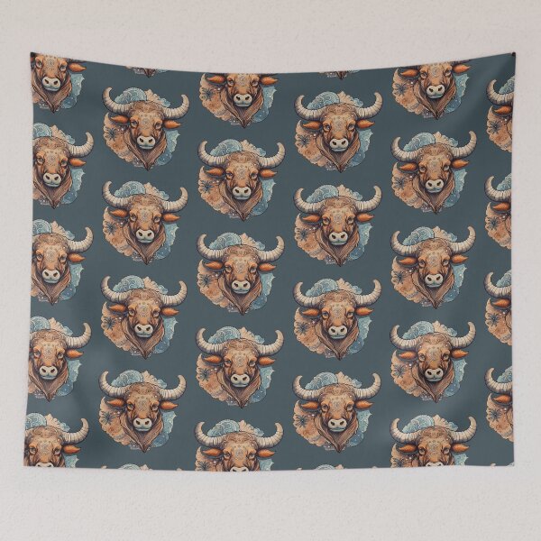 Item preview, Earthy Strength: Embodying the Taurus Zodiac Sign designed and sold by TrendyArtInk.