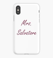 Mrs. Salvatore iPhone Case/Skin