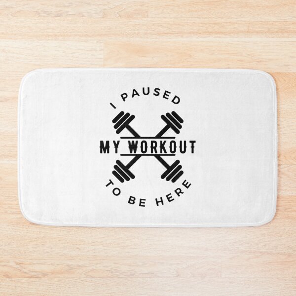 Item preview, I Paused My Workout To Be Here - gym bodybuilding workout      designed and sold by Billacookiex.