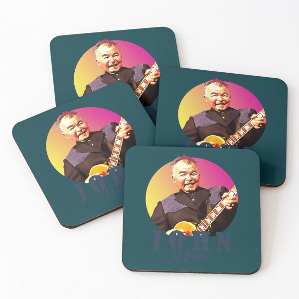 Item preview, Retro John Prine Portrait Sunset designed and sold by RedzSquareRed.