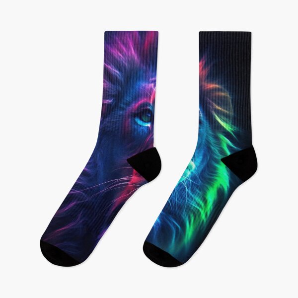 Item preview, Jaguar Bear Lion Tiger Futuristic Neon Collection designed and sold by BrandonArtWorld.