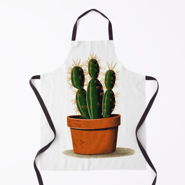 Item preview, Serenity in a Pot: Delightful Drawing of a Cactus Potted Perfection designed and sold by InfiniteArtwave.