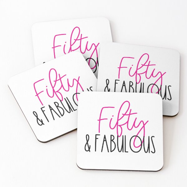 Item preview, Fifty and Fabulous 50th Birthday Text designed and sold by sweetbelle.