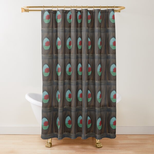 Barn View Trail Shower Curtain