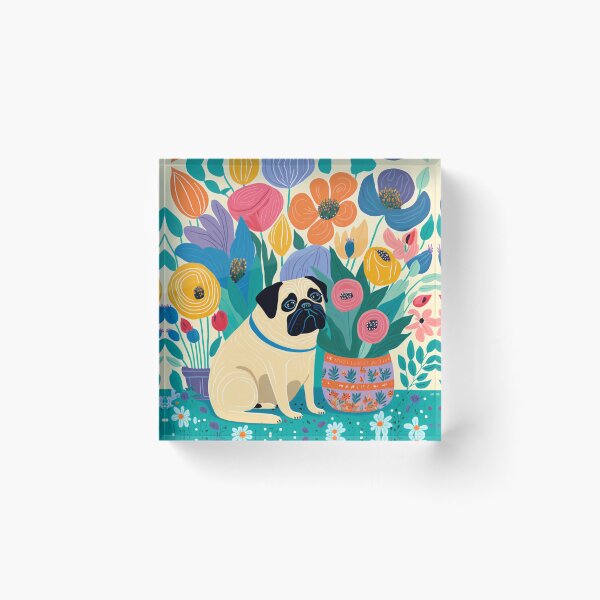 Item preview, Spring Pug designed and sold by RoseAesthetic.