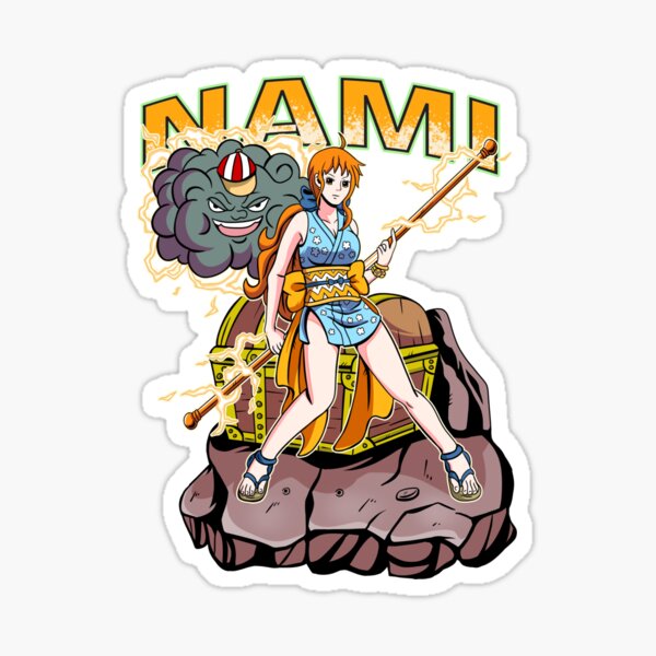 one piece characters Sticker for Sale by MEDesign4