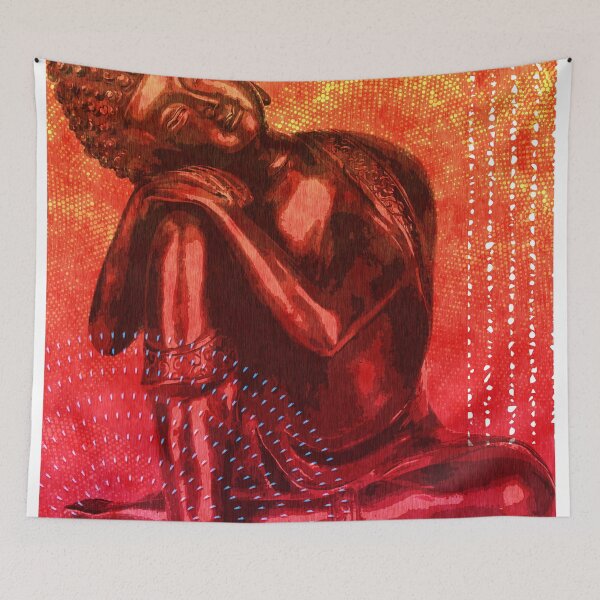 Aperçu de l'œuvre Leaning Buddha 03 créée et vendue par Studio Grafiikka.