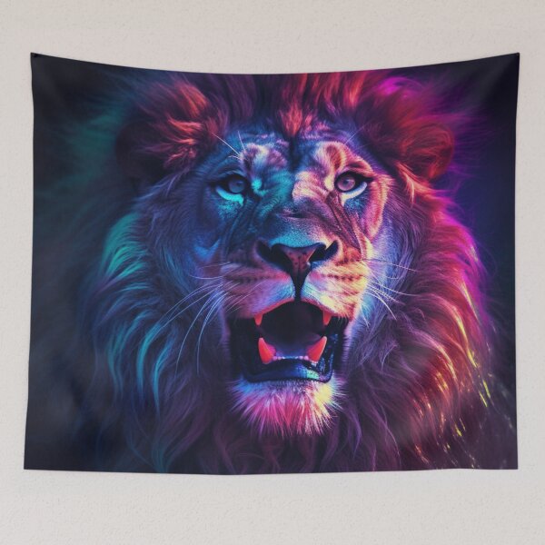 Item preview,  Jaguar Bear Lion Tiger Futuristic Neon Collection designed and sold by BrandonArtWorld.