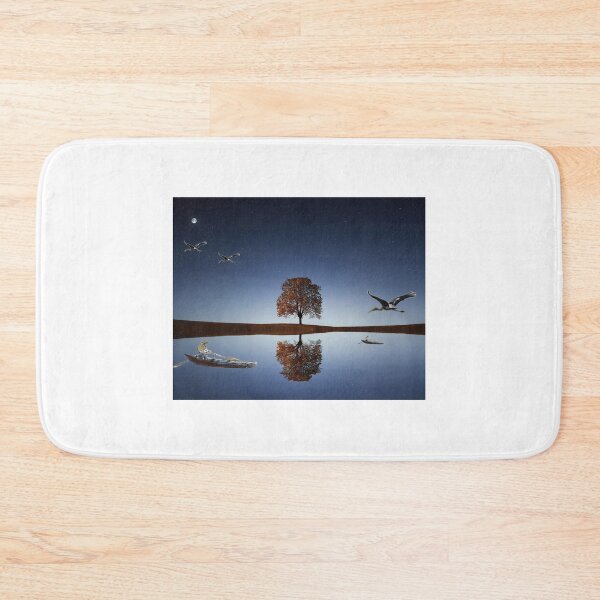 Item preview, Sunset seine river trees and boat designed and sold by Vasant Ravte.
