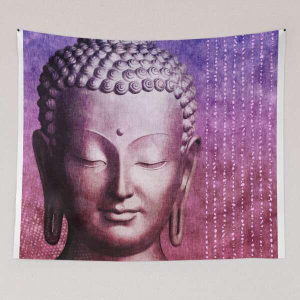 Item preview, Buddha - Purple Skies designed and sold by Studio Grafiikka.