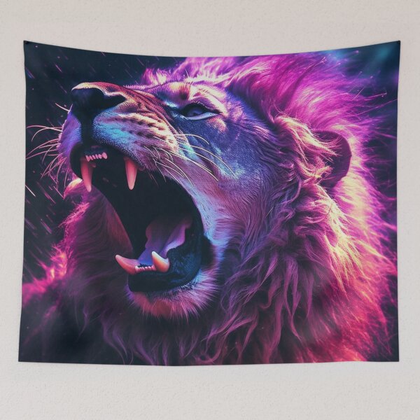 Item preview,  Jaguar Bear Lion Tiger Futuristic Neon Collection designed and sold by BrandonArtWorld.