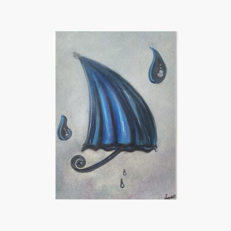 Umbrella Truce Art Board Print