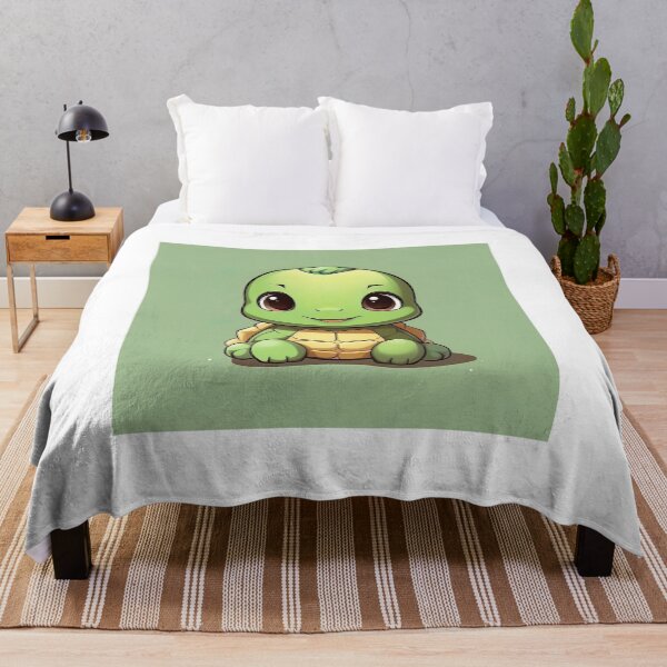 Item preview, Charming Little Green Turtle - Delightful Cuteness and Endearing Nature designed and sold by Neuronexia.