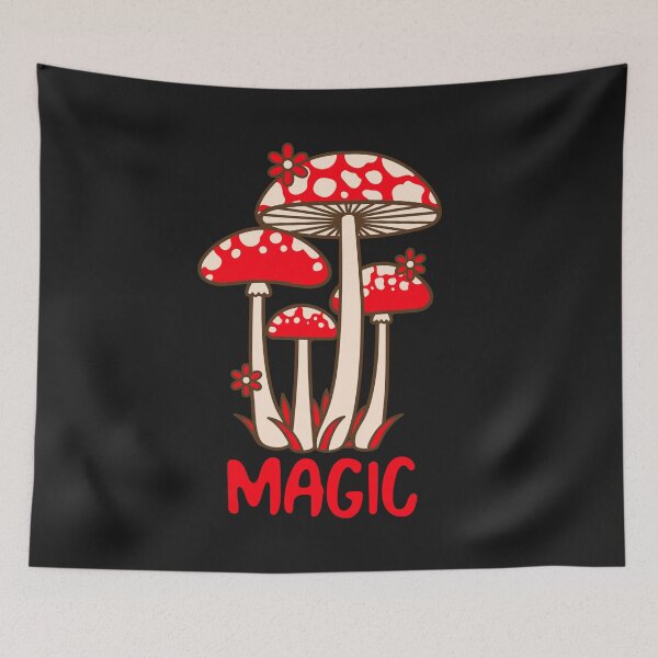 Item preview, FOUR RED MUSHROOMS designed and sold by CoopClothing.