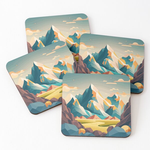 Item preview, Abstract mountains designed and sold by Amir Faysal.