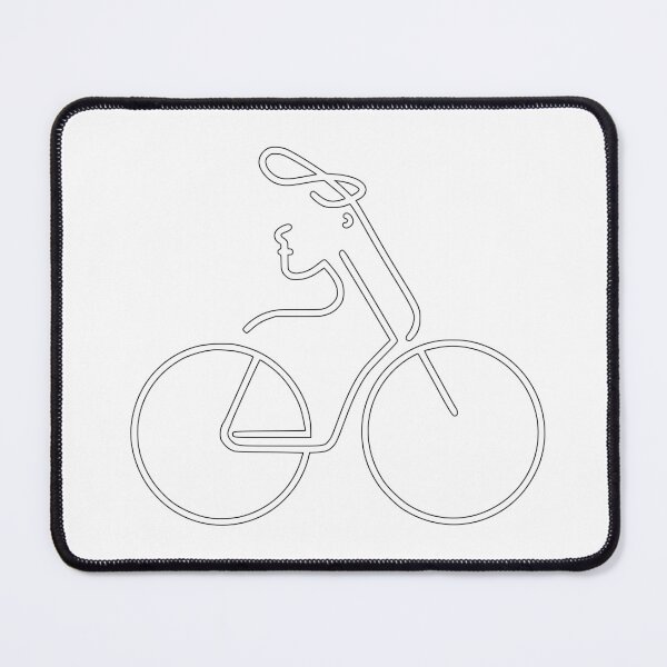 Artikelvorschau, white bicycle logo art - Different logo size, position, color? Email me - entworfen und verkauft von Picture-Art.