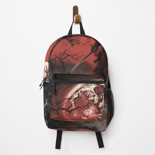 Item preview, "Red Moon over the Battlefield: A Samurai at the Twilight of Battle" designed and sold by Anthonny Barlan.