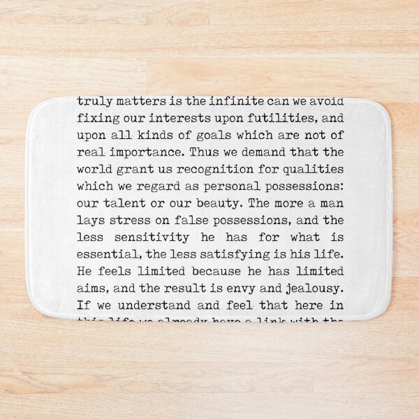 Item preview, Man's relation to the infinite - Carl Gustav Jung Quote - Literature - Typewriter Print designed and sold by Studio Grafiikka.