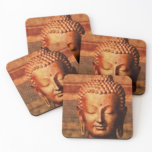 Item preview, Buddha - Golden Tranquility  designed and sold by Studio Grafiikka.