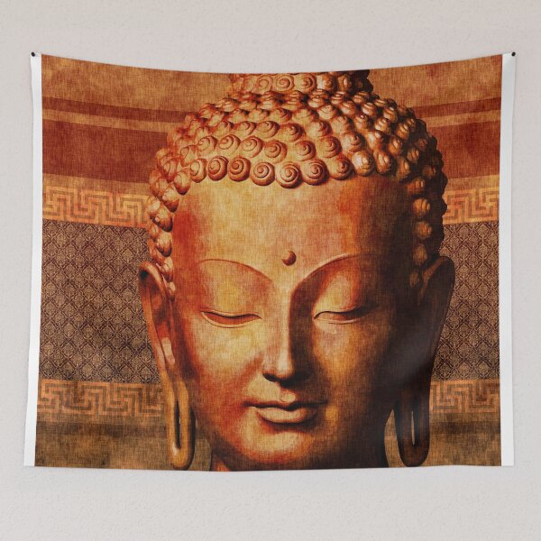 Item preview, Buddha - Golden Tranquility  designed and sold by Studio Grafiikka.