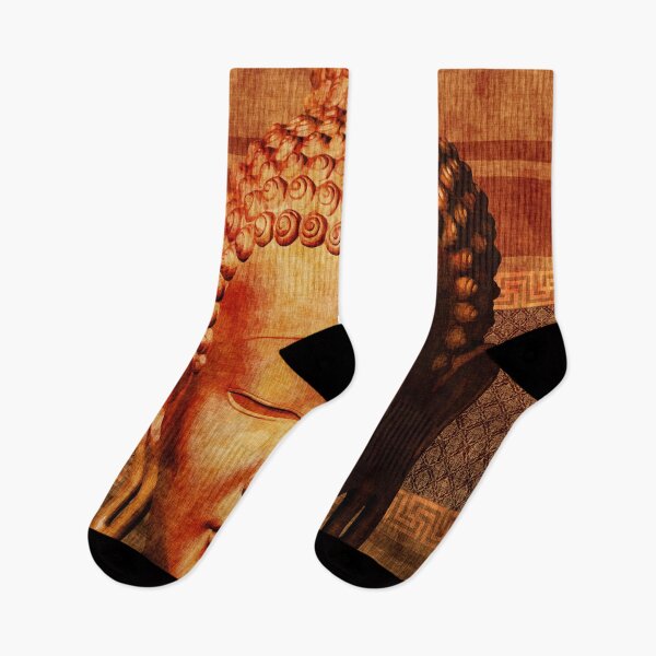 Item preview, Buddha - Golden Tranquility  designed and sold by Studio Grafiikka.