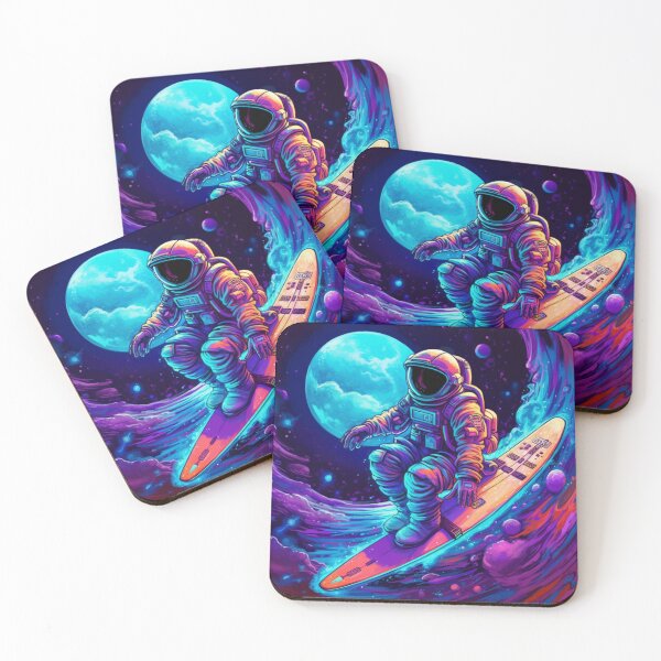 Item preview, Galactic Surfer: An Astronaut's Psychedelic Journey designed and sold by Exponential TOM.