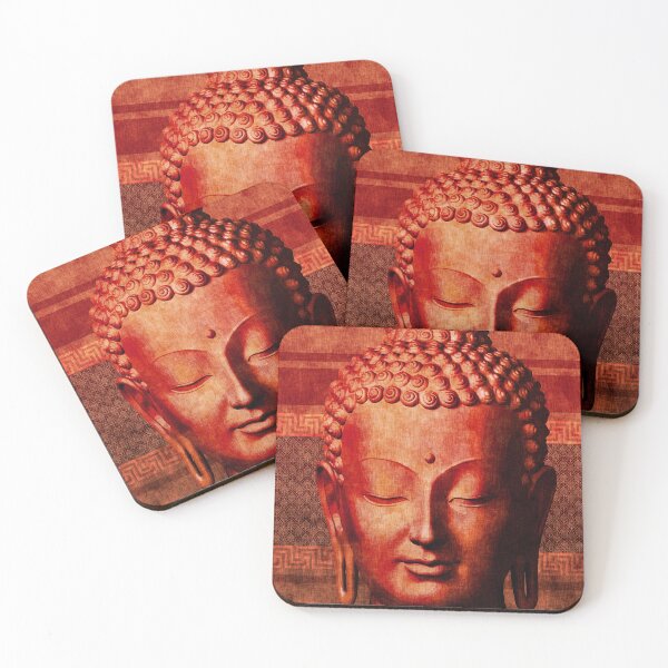 Item preview, Buddha - Crimson Stillness designed and sold by Studio Grafiikka.
