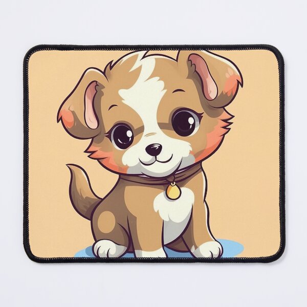 Item preview, Playful Little Puppy - Mischievous Spirit and Irresistible Charm" designed and sold by Neuronexia.