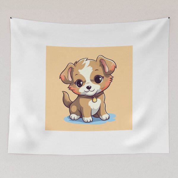 Item preview, Playful Little Puppy - Mischievous Spirit and Irresistible Charm" designed and sold by Neuronexia.