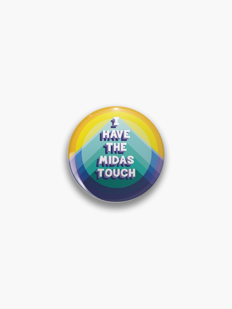 Wealth Affirmation, I have the Midas Touch Sticker for Sale by