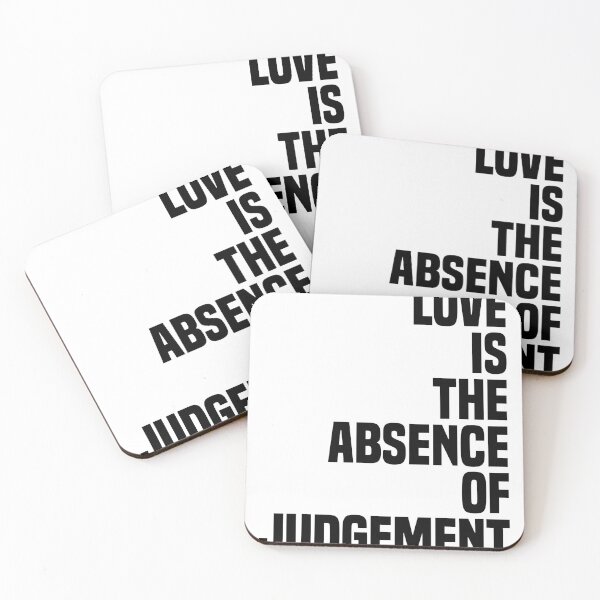 Artikelvorschau, Love is the absence of judgment - Dalai Lama Quote - Literature - Typography Print entworfen und verkauft von Studio Grafiikka.