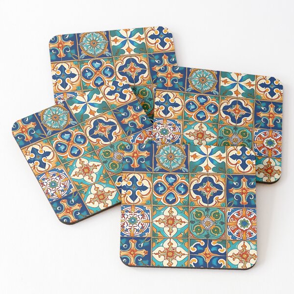 Item preview, Sicilian tiles designed and sold by RoseAesthetic.
