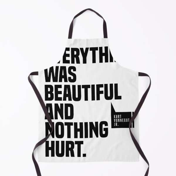 Item preview, Everything Was Beautiful And Nothing Hurt - Kurt Vonnegut Quote - Literature - Typography Print designed and sold by Studio Grafiikka.