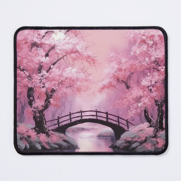Artikelvorschau, Pastel Japanese Landscape - Delicate Harmony and Serene Tranquility entworfen und verkauft von Neuronexia.